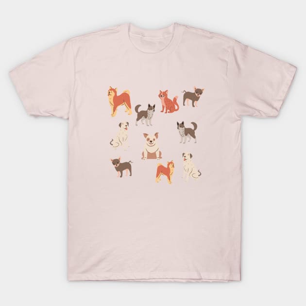 The Dogs Squad T-Shirt by Moshi Moshi Designs